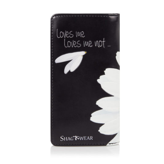Love Me Not - Black Large Wallet