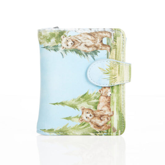 Baby bear clubs - Small Blue Wallet