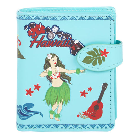 Shagwear Women Small Wallet Light Green - Aloha Design