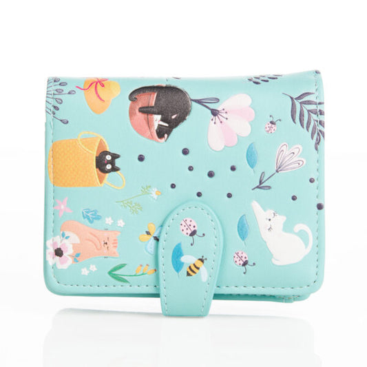 DogsDogsDogs - Teal Small Wallet