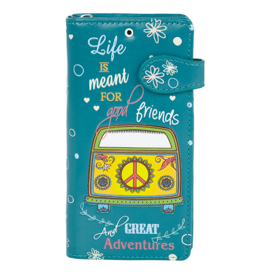 Great Adventures - Teal Large Wallet