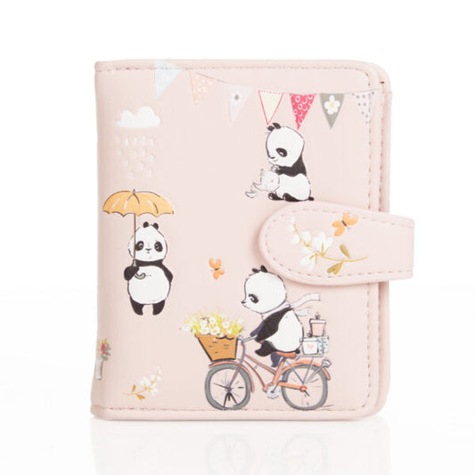 Panda Mania - Pink Small Wallet