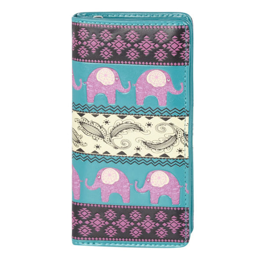 Tribal Elephant Pattern – Teal