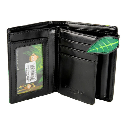 Shagwear Women Small Wallet Black - Swinging Monkey Design