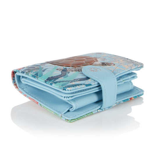 Sea Turtle - Blue Small Wallet