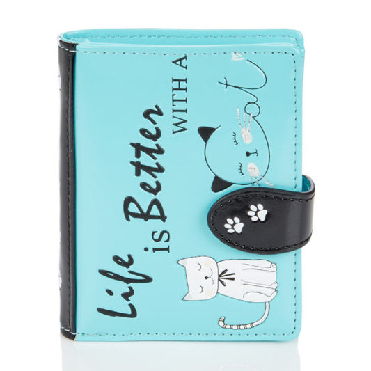 Life is Better With A Cat Small Wallet