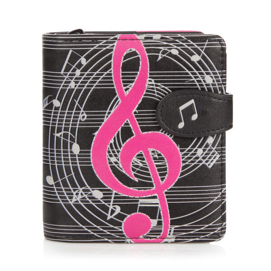 Musical - Black Small Wallet