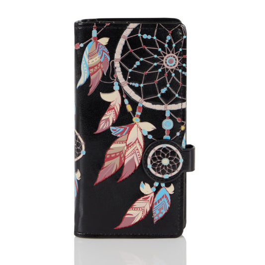 Dream Catcher - Black Large Wallet