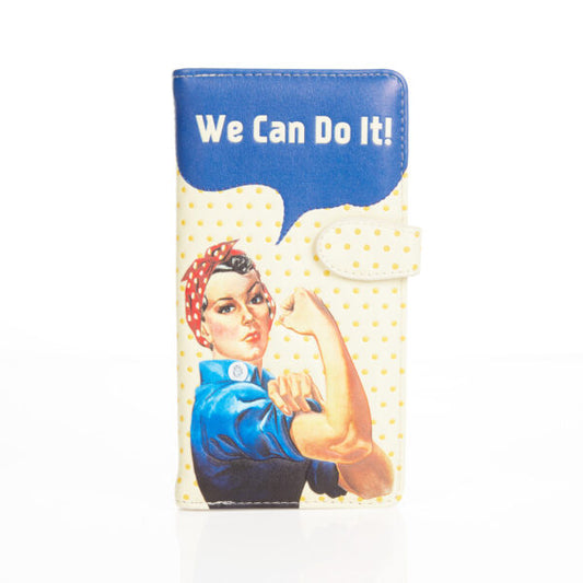We Can Do It - White Large Wallet