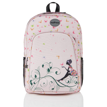 Butterfly Oasis - Pink Large Backpack