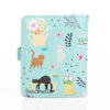 Cats In The Garden - Teal Small Wallet