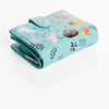 Cats In The Garden - Teal Small Wallet