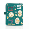 Embroidery - Green Small Wallet