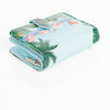 Famingo Garden - Blue Small Wallet