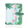 Famingo Garden - Blue Small Wallet