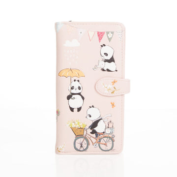 Panda Mania - Pink Large Wallet