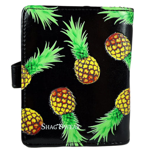 Pineapple – Black Small Wallet