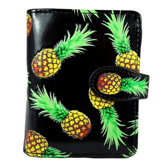 Pineapple – Black Small Wallet