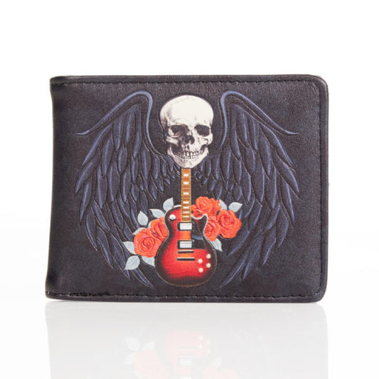 Skull Guitar - black Wallet