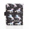 Shagwear Women Small Wallet Black - Unicorn Pattern