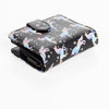 Shagwear Women Small Wallet Black - Unicorn Pattern