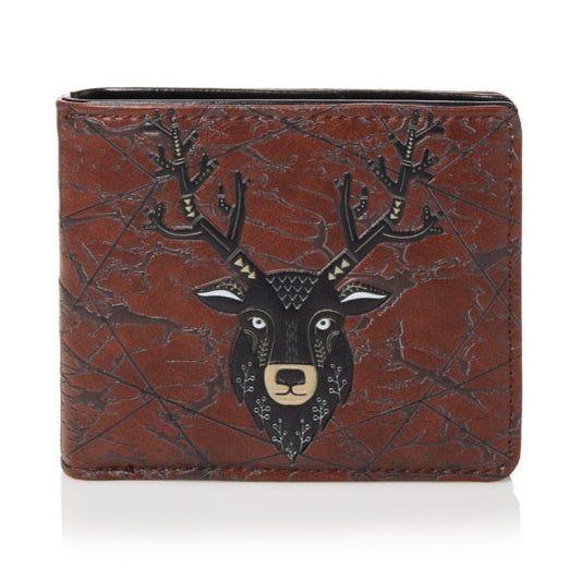 Elk Head - Brown Wallet