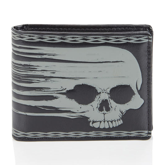 Smeared Skull Wallet