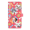 Puppy Pattern - Red Large Wallet