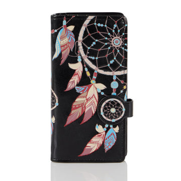 Dream Catcher - Black Large Wallet