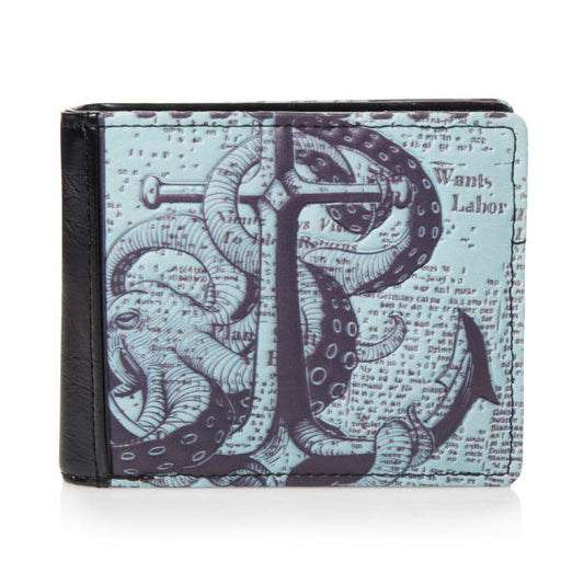 Octopus News - black Wallet