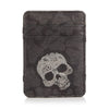 Shagwear Mens Trick Wallet Abstract skull - Black