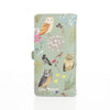 Wild Bird Forest - Teal Large Wallet