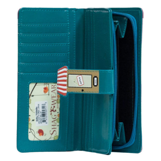 Bakery – Teal Large Wallet