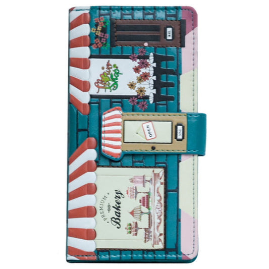 Bakery – Teal Large Wallet