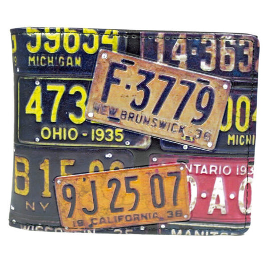 Vintage License Plate Wallet