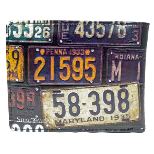 Vintage License Plate Wallet