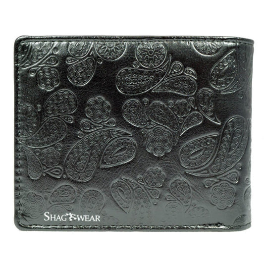 Shagwear Men’s Wallet Abstract Skull – Black